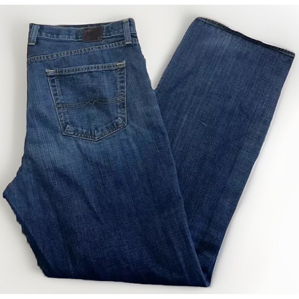 Mens Lucky Brand Vintage Straight Leg Blue Jeans‎ Sz 40 40x33